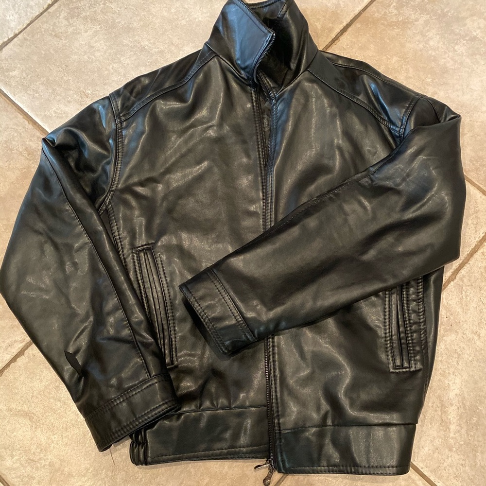 Vintage Versace leather jacket